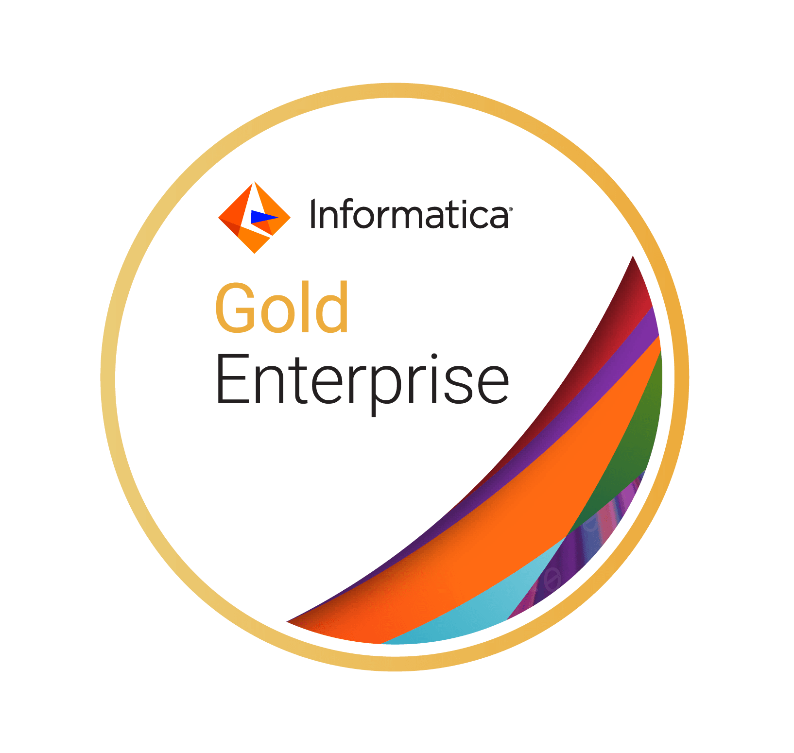 Informatica Gold Enterprise Partner Badge